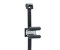 Cable Tie with Edge Clip 200 x 4.8mm, Polyamide, 230N, Black, Pack of 100 pieces